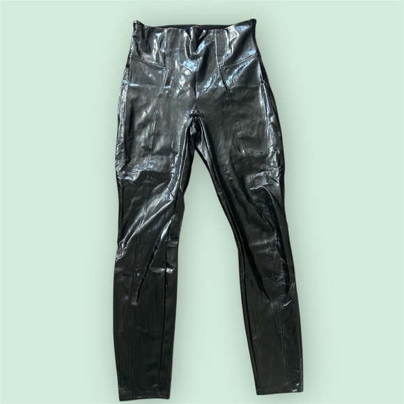 SPANX Pants - SPANX Shiny Black Leggings